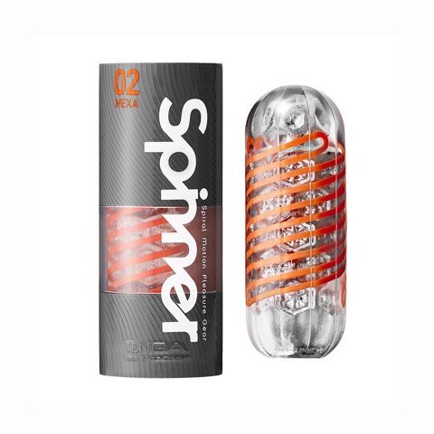 Âm đạo giả xoắn ốc ôm khít đầu dẹp - Tenga Spinner 02 Hexa