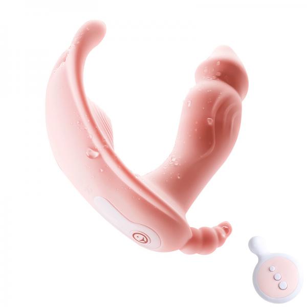 Dương vật giả gắn quần lót rung có điều khiển từ xa Wireless remote